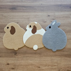 即納／まんまるお背中ラグ