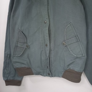 アディダス　リップストップ　スタンドカラー　ジャケット　コットン　ブルゾン