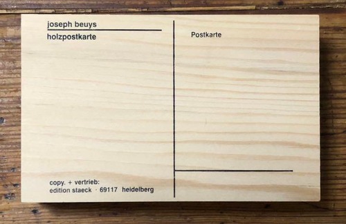 超レア！ヨーゼフ・ボイス Joseph Beuys 伝説の木のポストカード