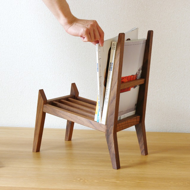 book rest chair／マガジンラック／木桟