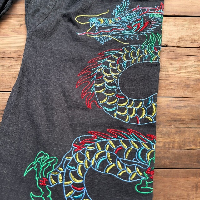【KIDS】KENZO embroidery cargo pants size:12age/150前後