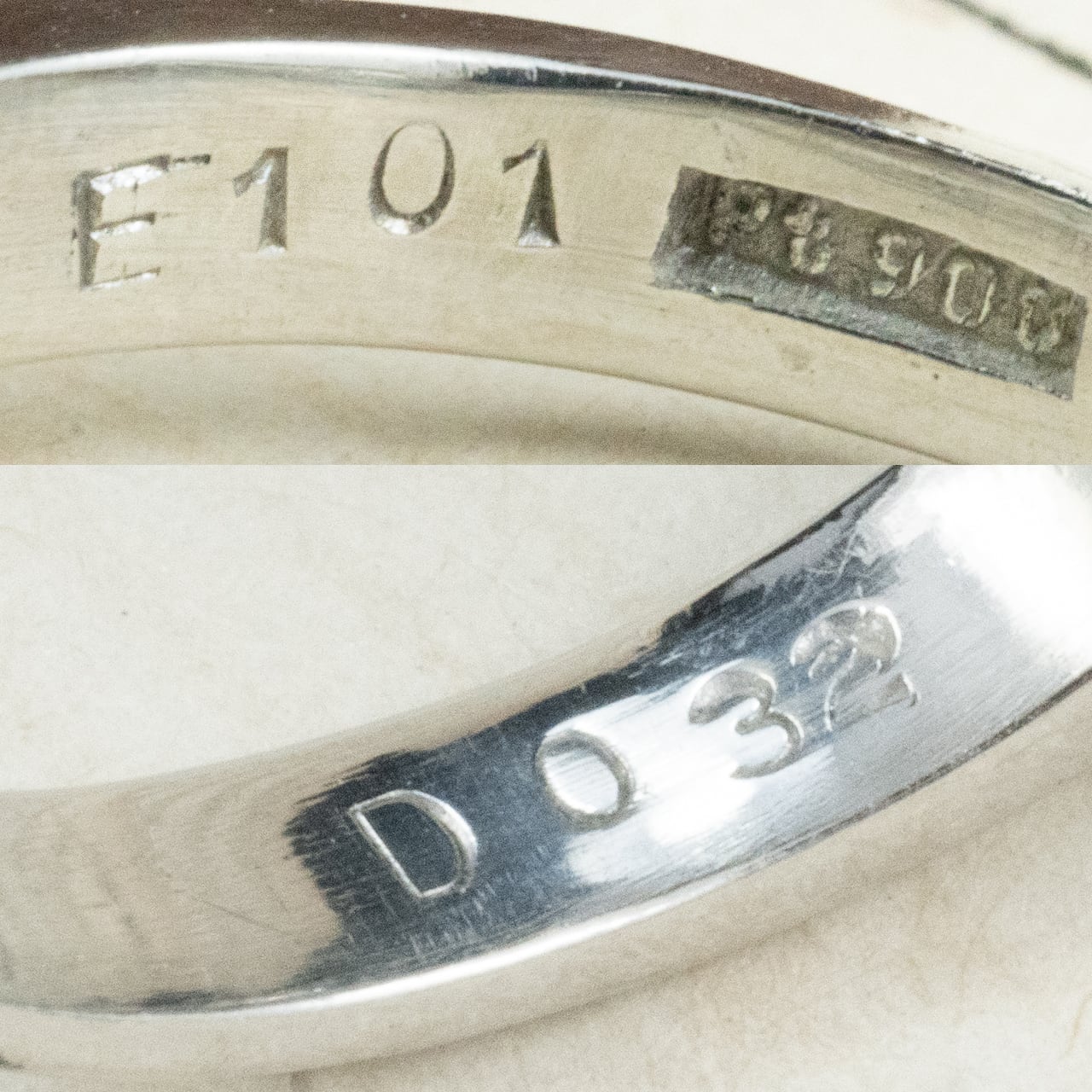 昭和ジュエリー エメラルド ダイヤモンド リング Pt900 1.01ct