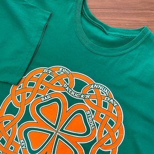 【USA古着】St. Patrick's Day ロゴ プリント Tシャツ 聖パトリックの祝日 カトリック アイルランド US古着 アメリカ古着