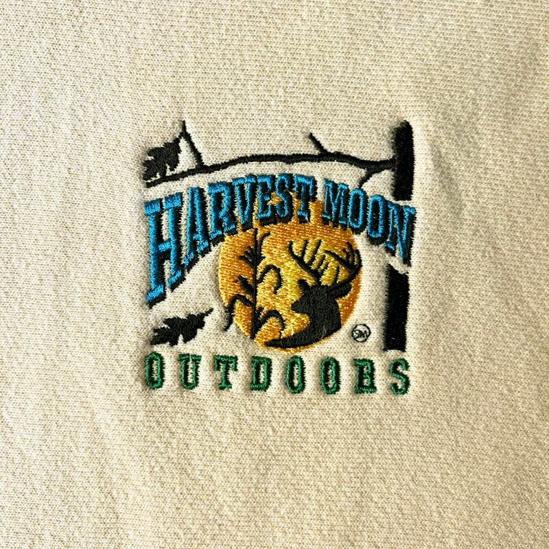 00s Champion 企業 ロゴ 刺繍 プレミアム リバースウィーブ スウェット