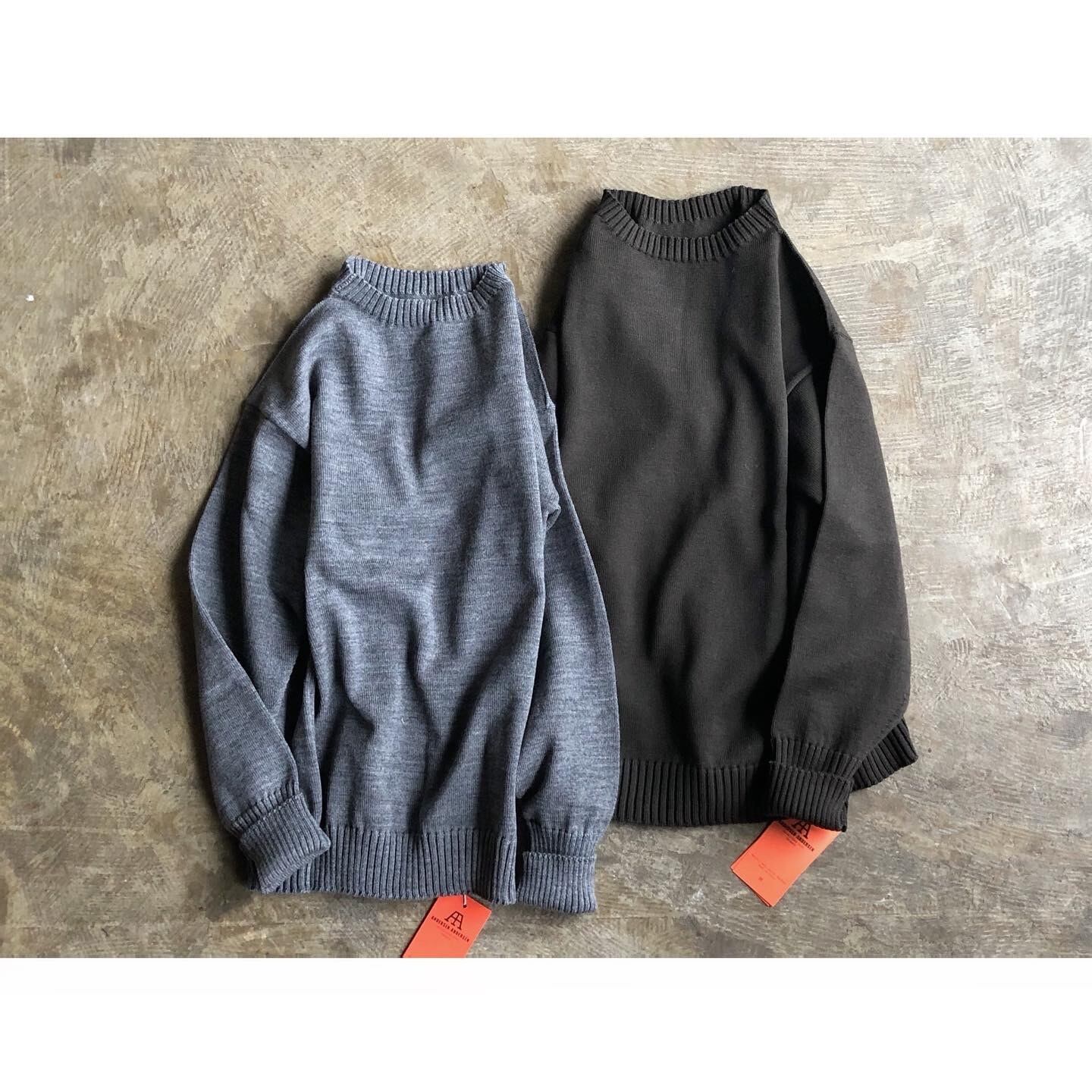 ANDERSEN-ANDERSEN (アンデルセン アンデルセン) SEAMAN CREWNECK 7GG | AUTHENTIC Life  Store powered by BASE