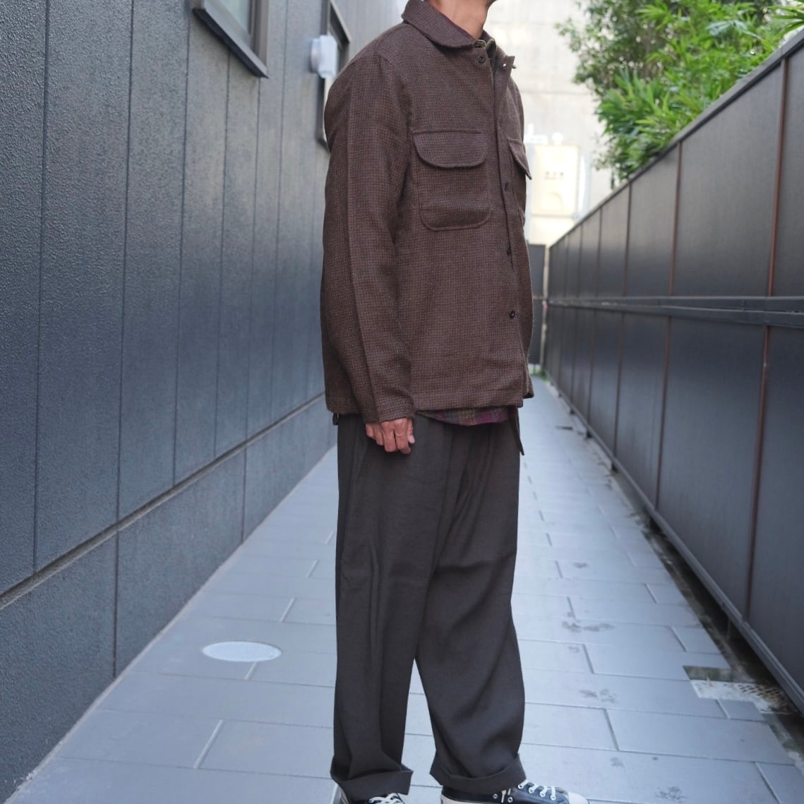 EVAN KINORI(エヴァン キノリ) / Field Shirts Alpaca Houndstooth
