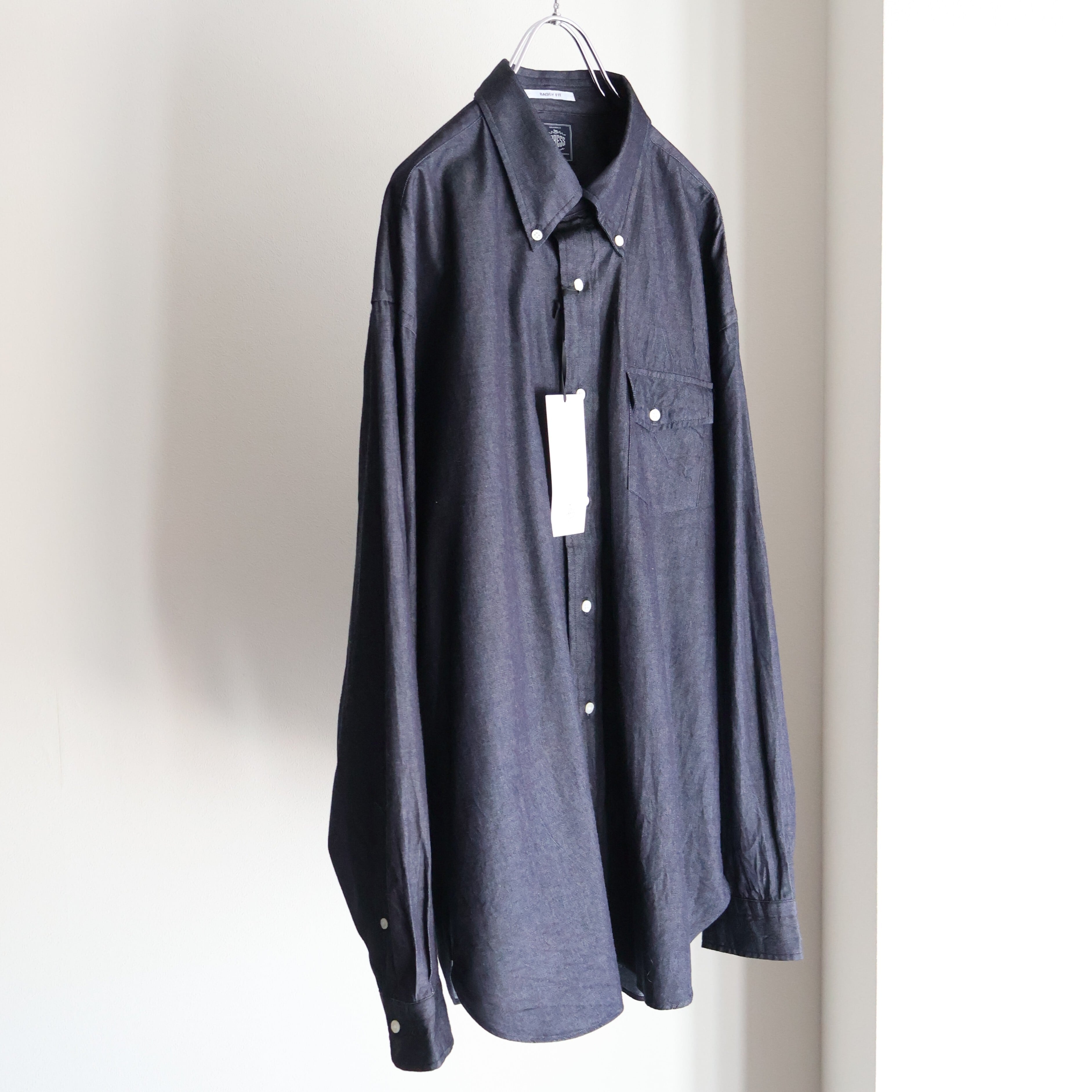 J.PRESS ORIGINALS “ Light OZ Cotton Denim Shirt ( Navy )”