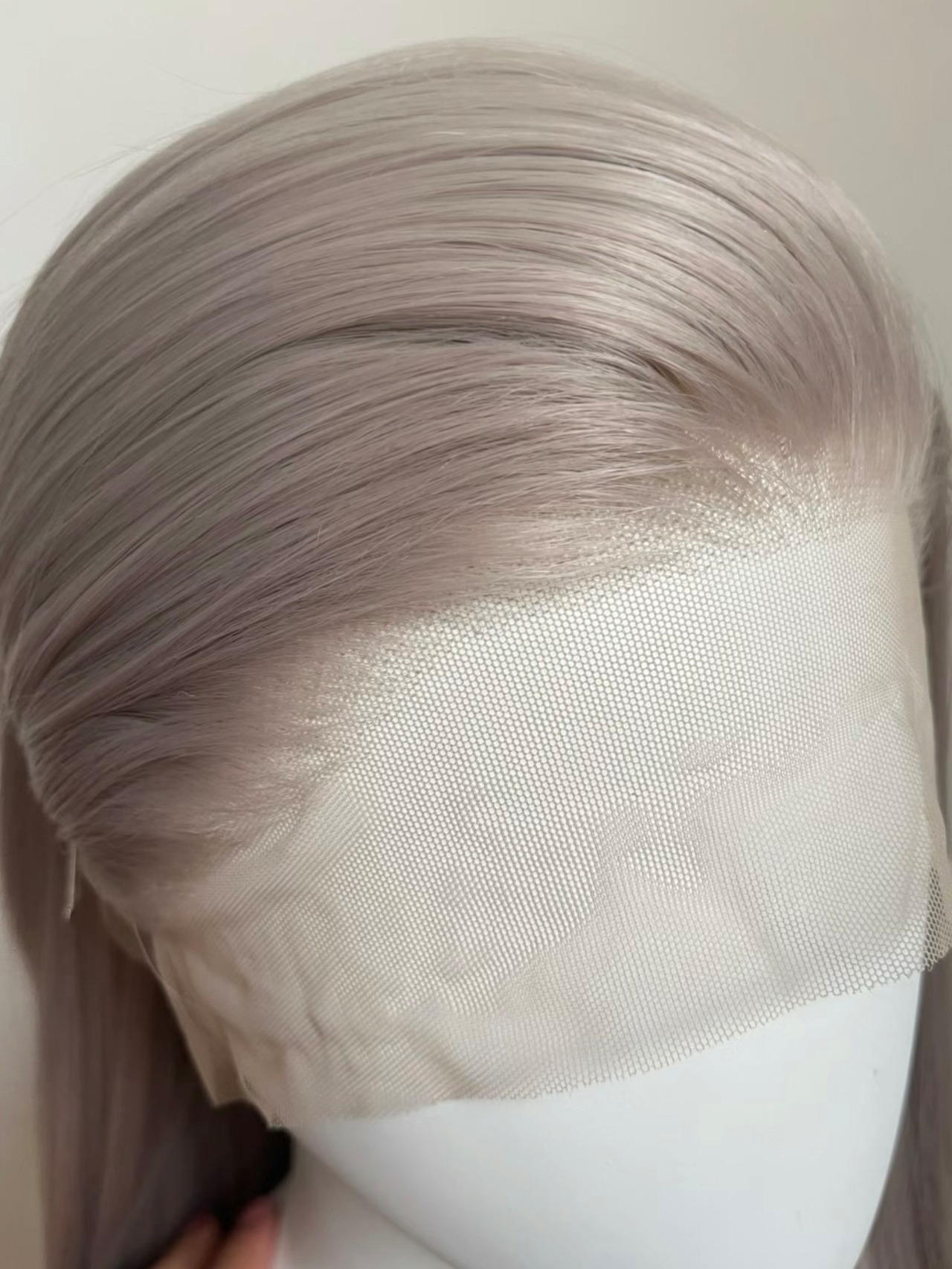 Premium - White Beige【商品番号 2022】レースフロントあり◎