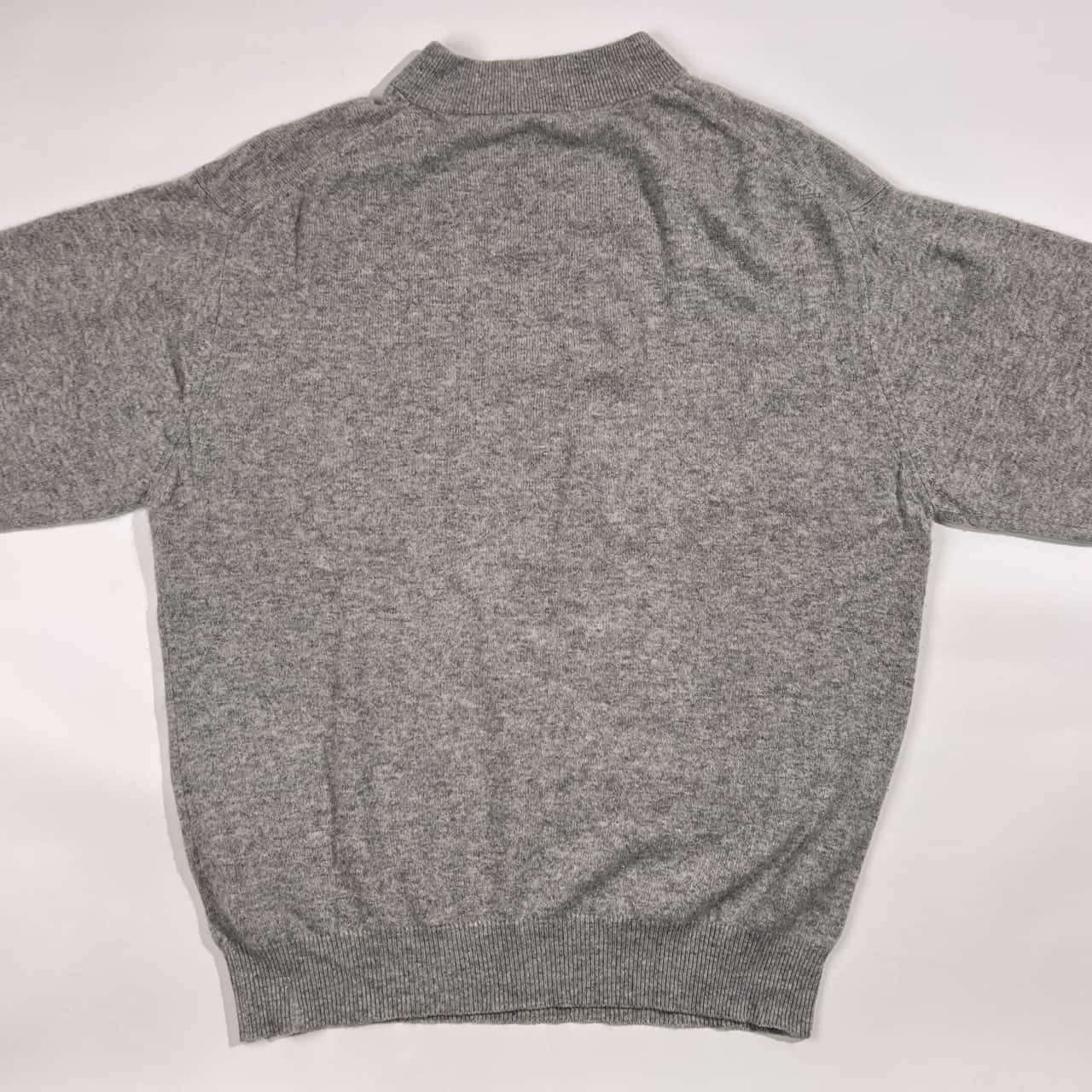 カシミヤ100% CASHMERE カシミヤ ニット セーター LL/グレー メンズ