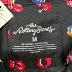 The Rolling Stones リップス&タン　総柄シャツ　半袖　ローリングストーンズ