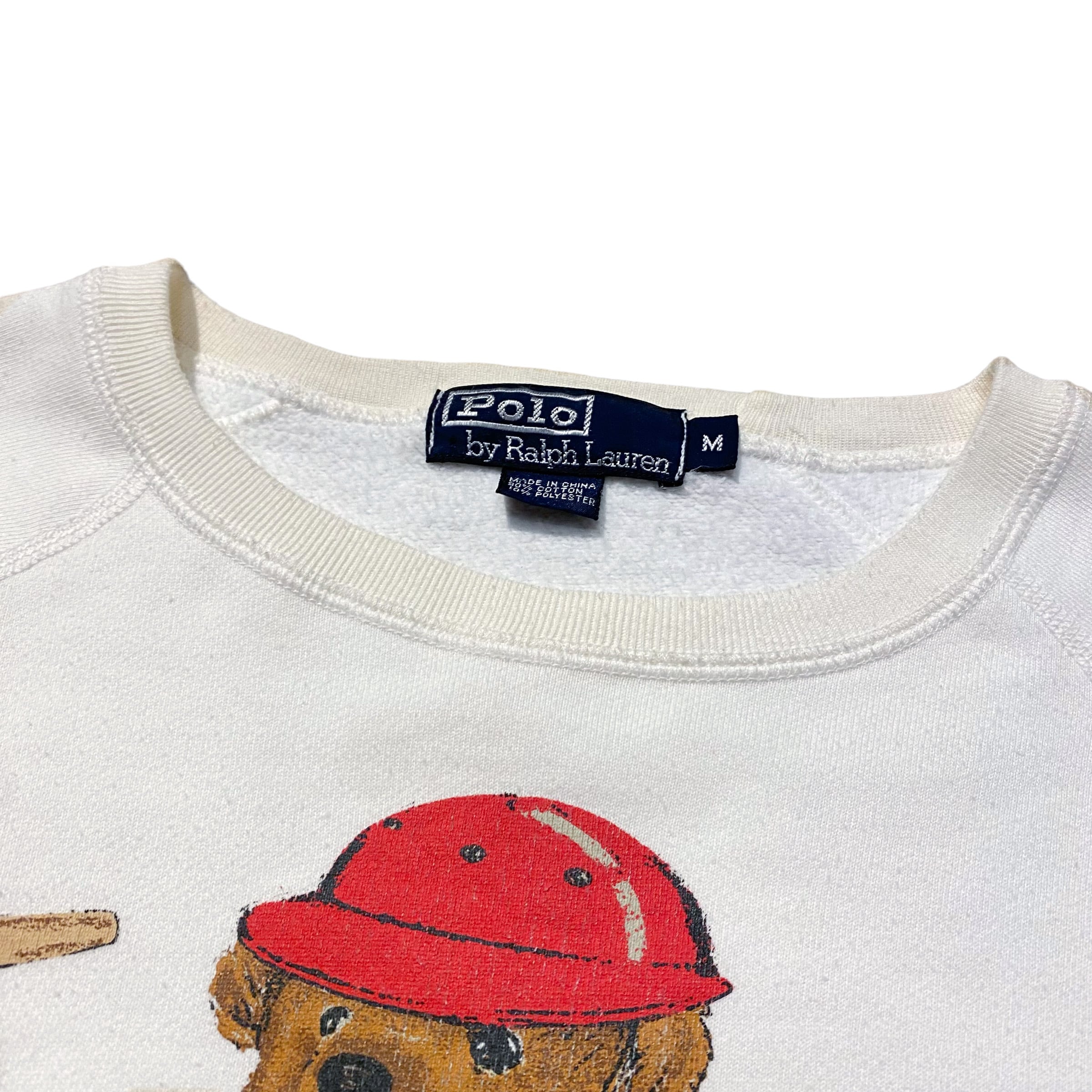 希少☆ポロベアラルフ好き必見! リメイク POLO BEAR  SWEAT