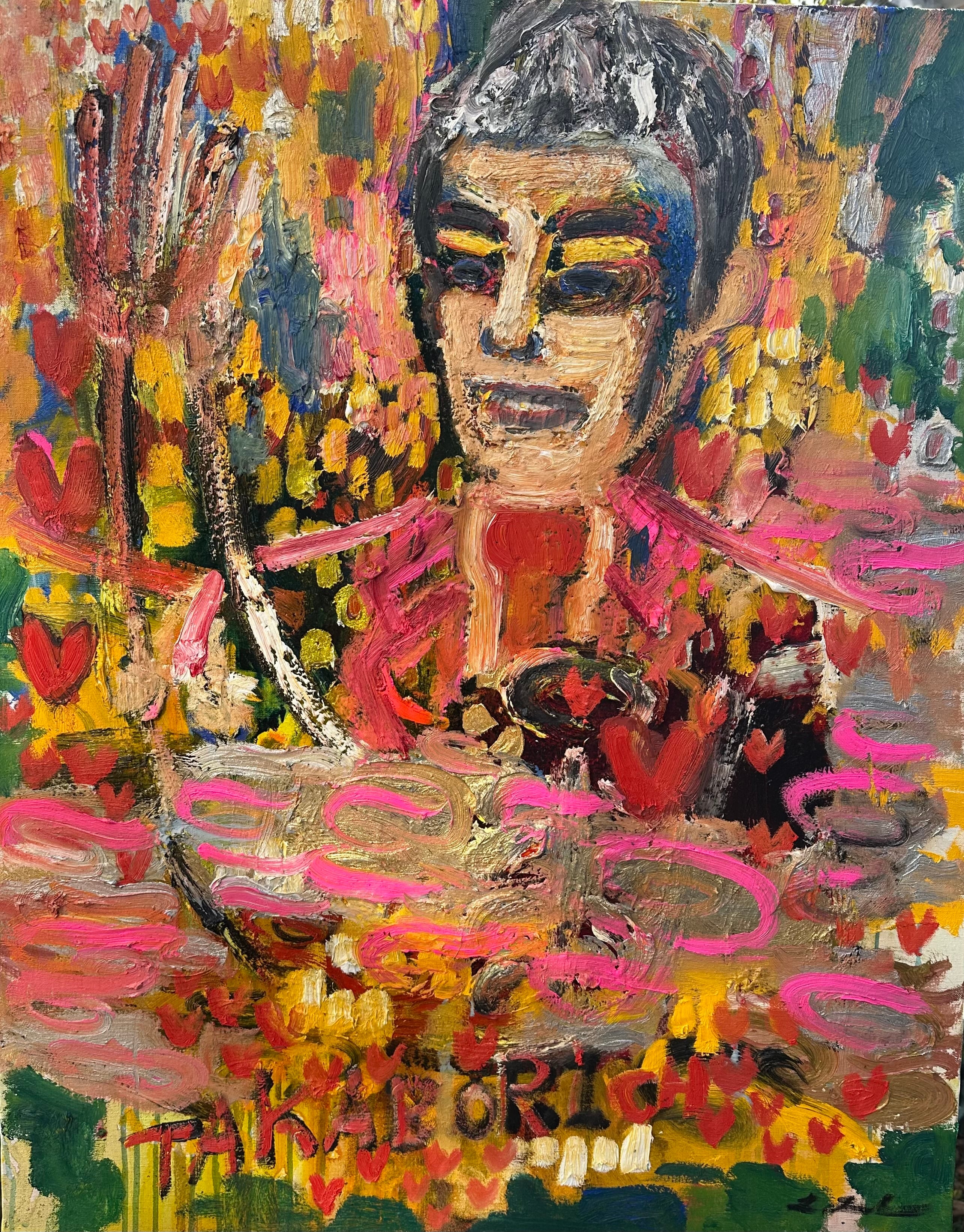 田中拓馬によるオーダーメイド、ポートレート油彩ドローイング YOMIGAERI official shop