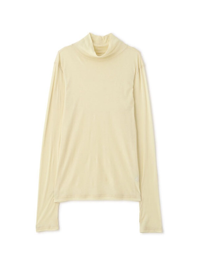 ETRE TOKYO バーサタイルハイネックシアーロンTee  YELLOW ETRE TOKYO バーサタイルハイネックシアーロンTee  YELLOW