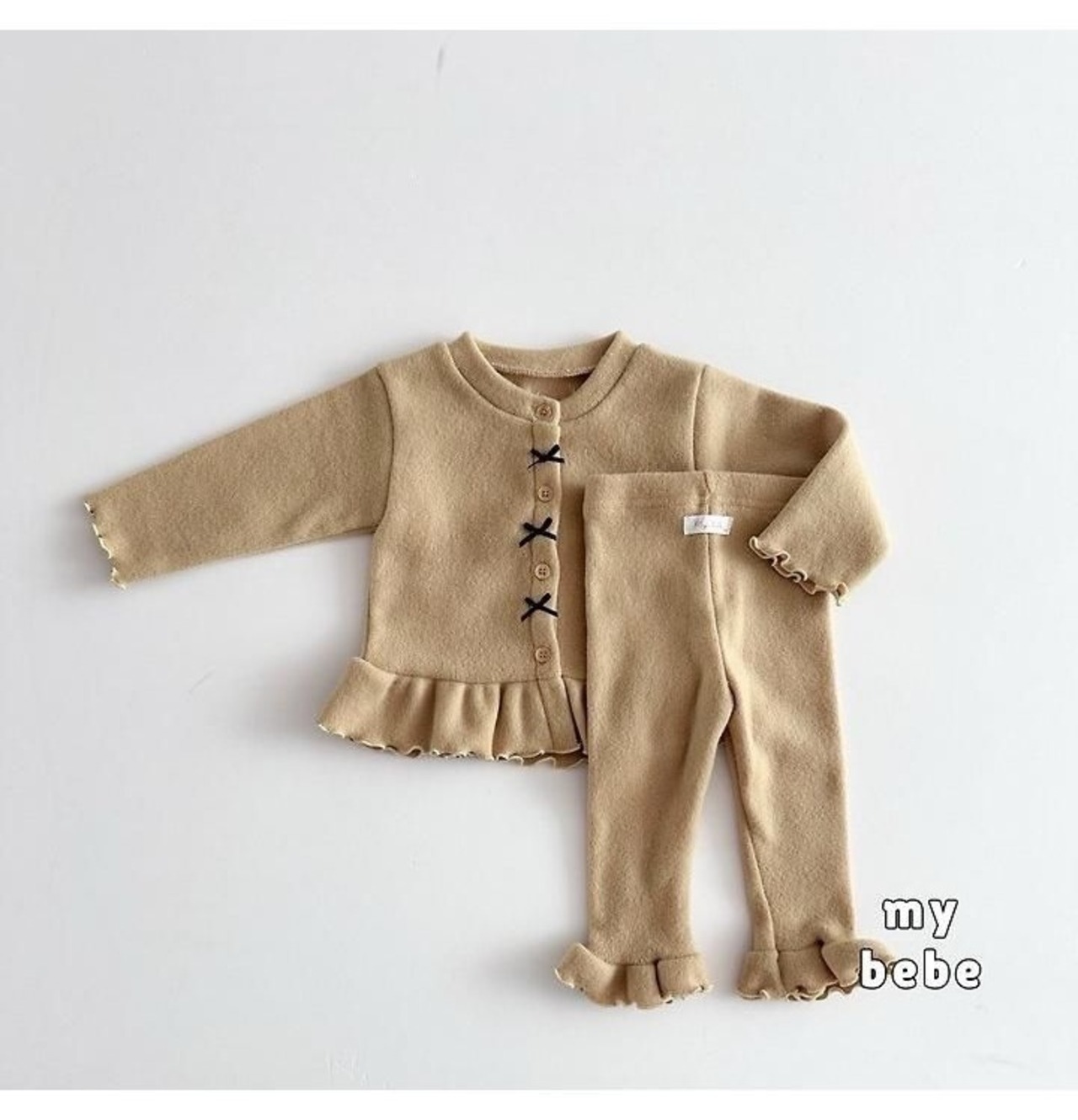 韓国子供服 / 26winter / my bebe / フリルレギンス / キッズ / 冬服 *XS~XL*