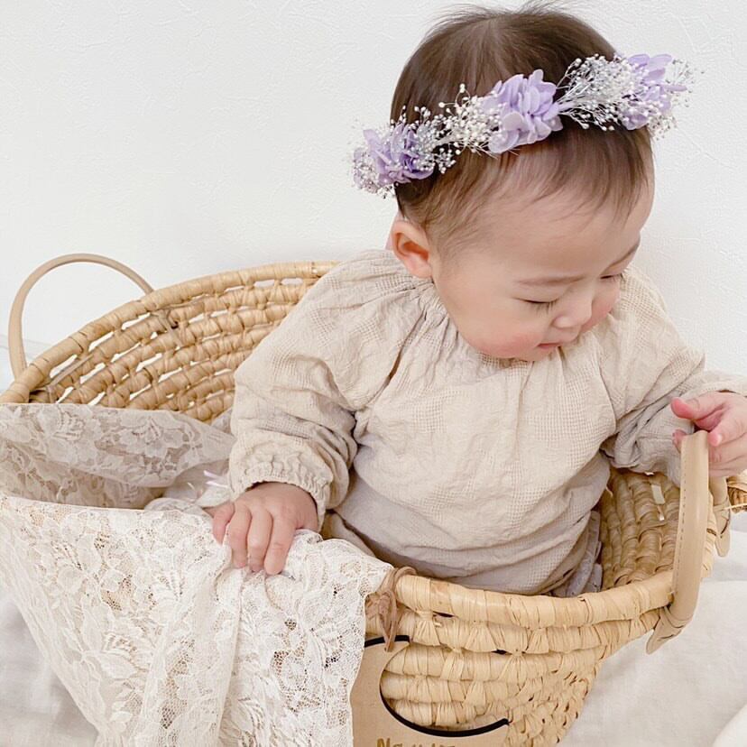 037 Lavender Silver 花冠 花かんむり ベビー キッズ ベビー花冠専門店 Depqua 21