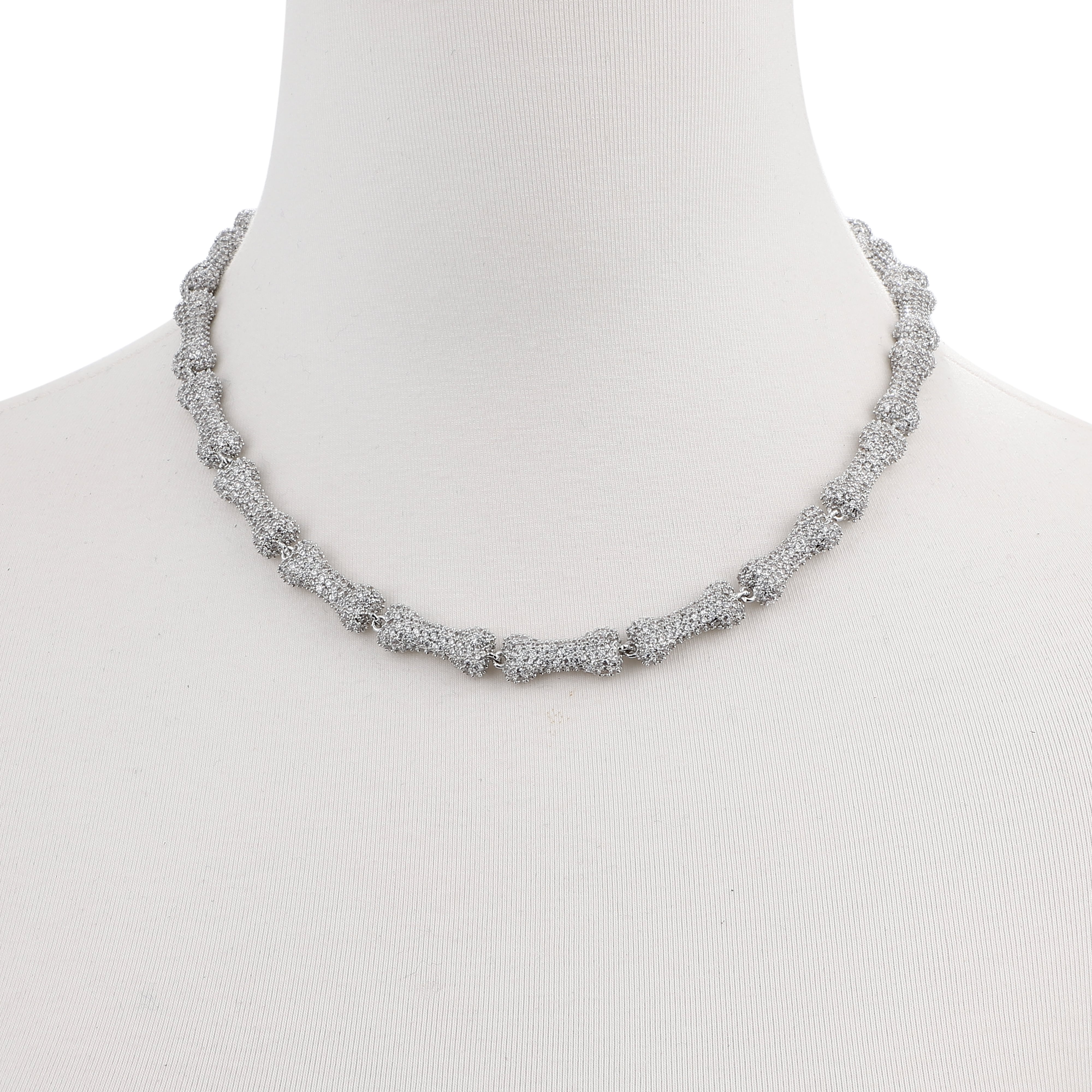 ole only bone chain necklace | $ole only