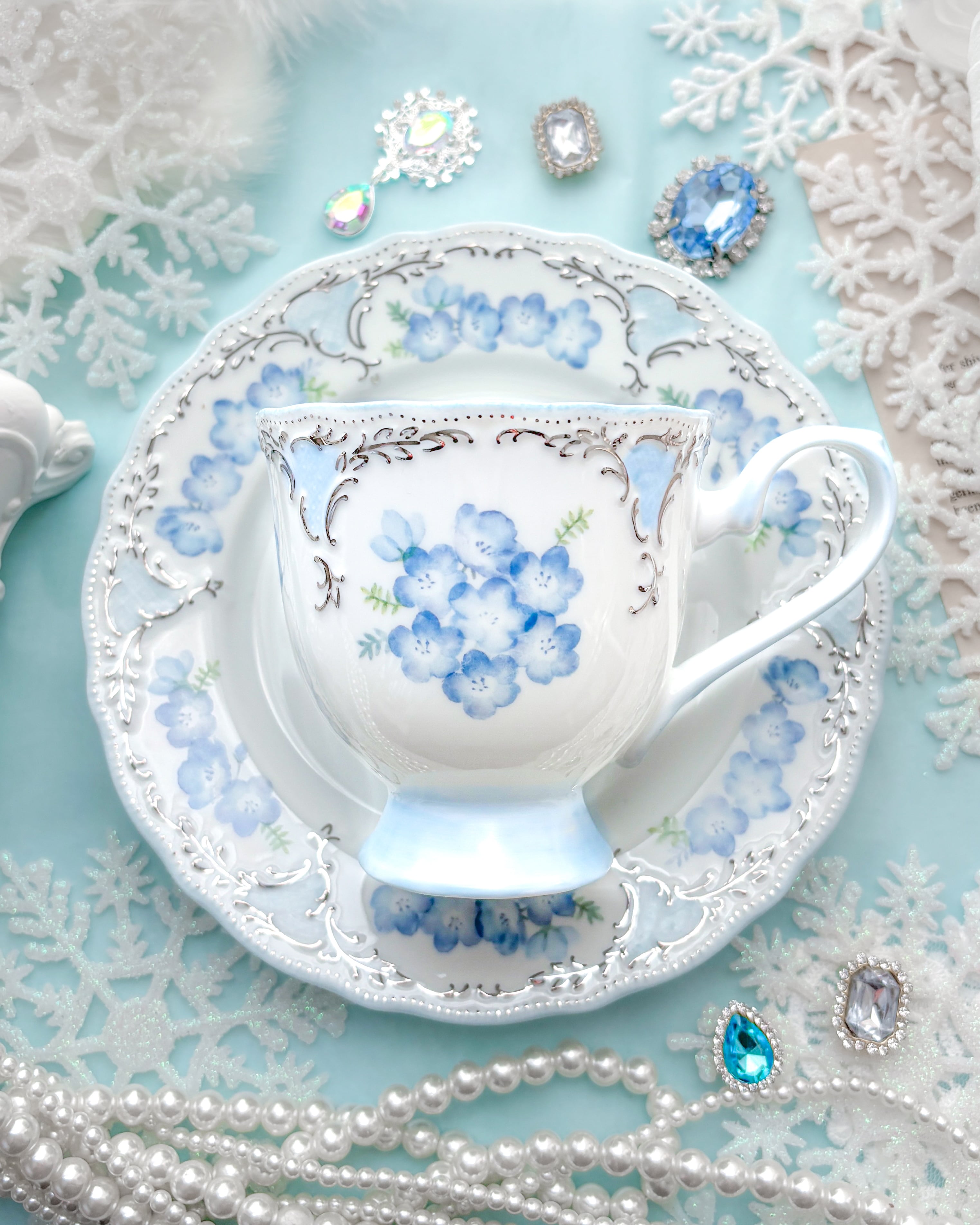 Fleur de Nemophila〜マグカップ〜 | Blanche Neige