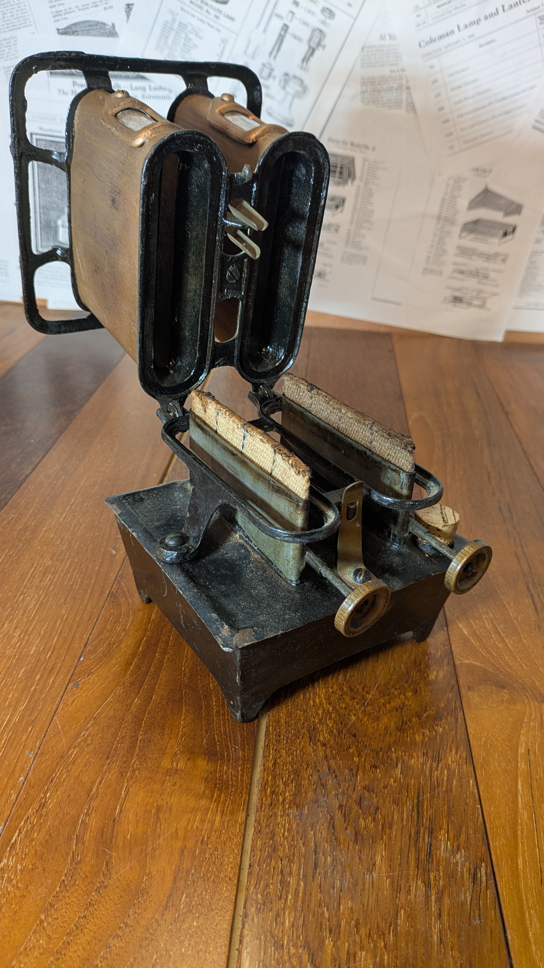 Vintage IronStove mini Stove USA VintageCamping Antique ビンテージ