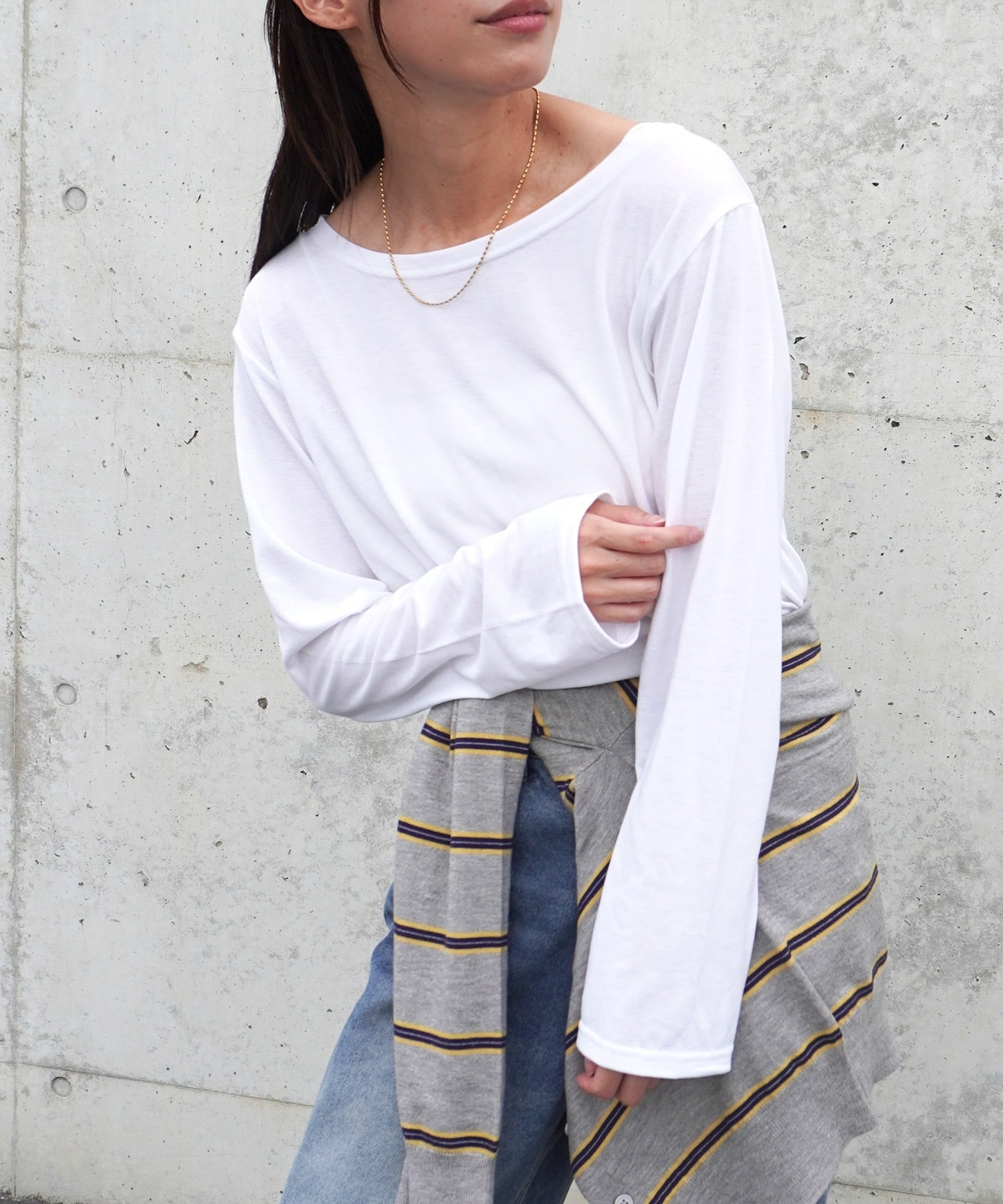 ボートネックロンT 5281056（0905） | gossara(ゴサラ)