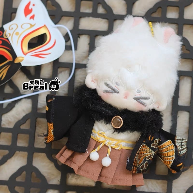 10cmぬい服】夜の宴 和風コーデ 10cm着せ替えぬいぐるみ用 棉花娃娃お