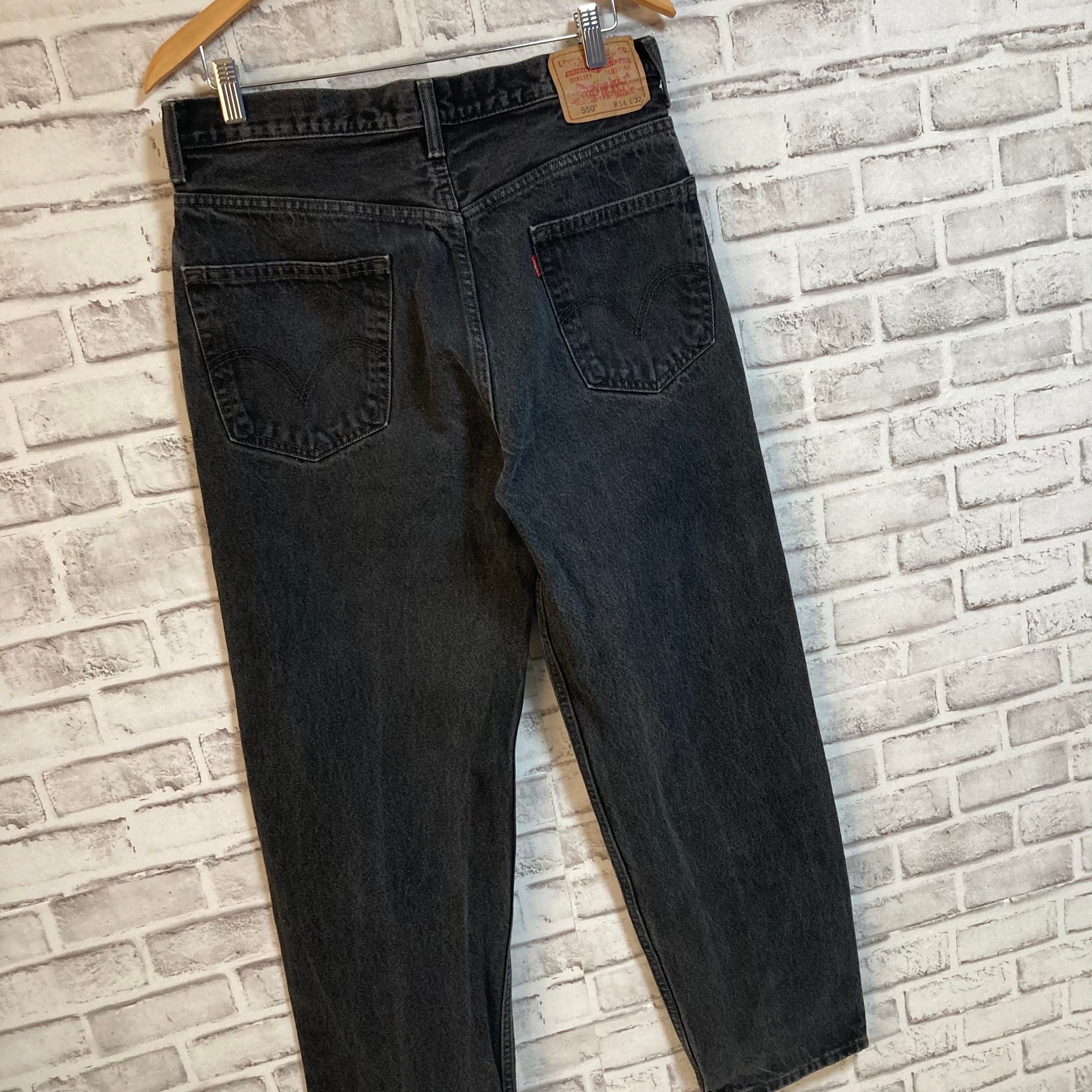 Levi's 550】W34×L32 Denim Jeans リーバイス 550 ブラック