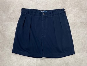 90-00sPoloRalphLauren Andrew Short 2-Pleats Chino Pant/W35