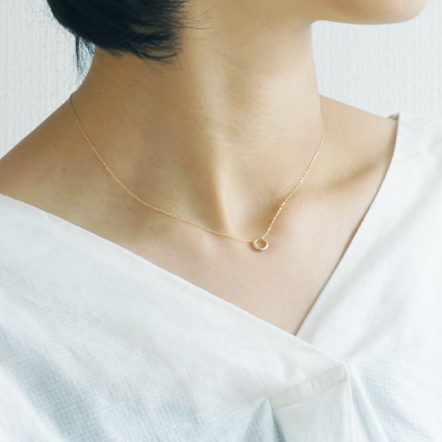 K18YG しずくネックレス しずくネックレスK18ゴールドdrng1 | 銀工房wanling online shop