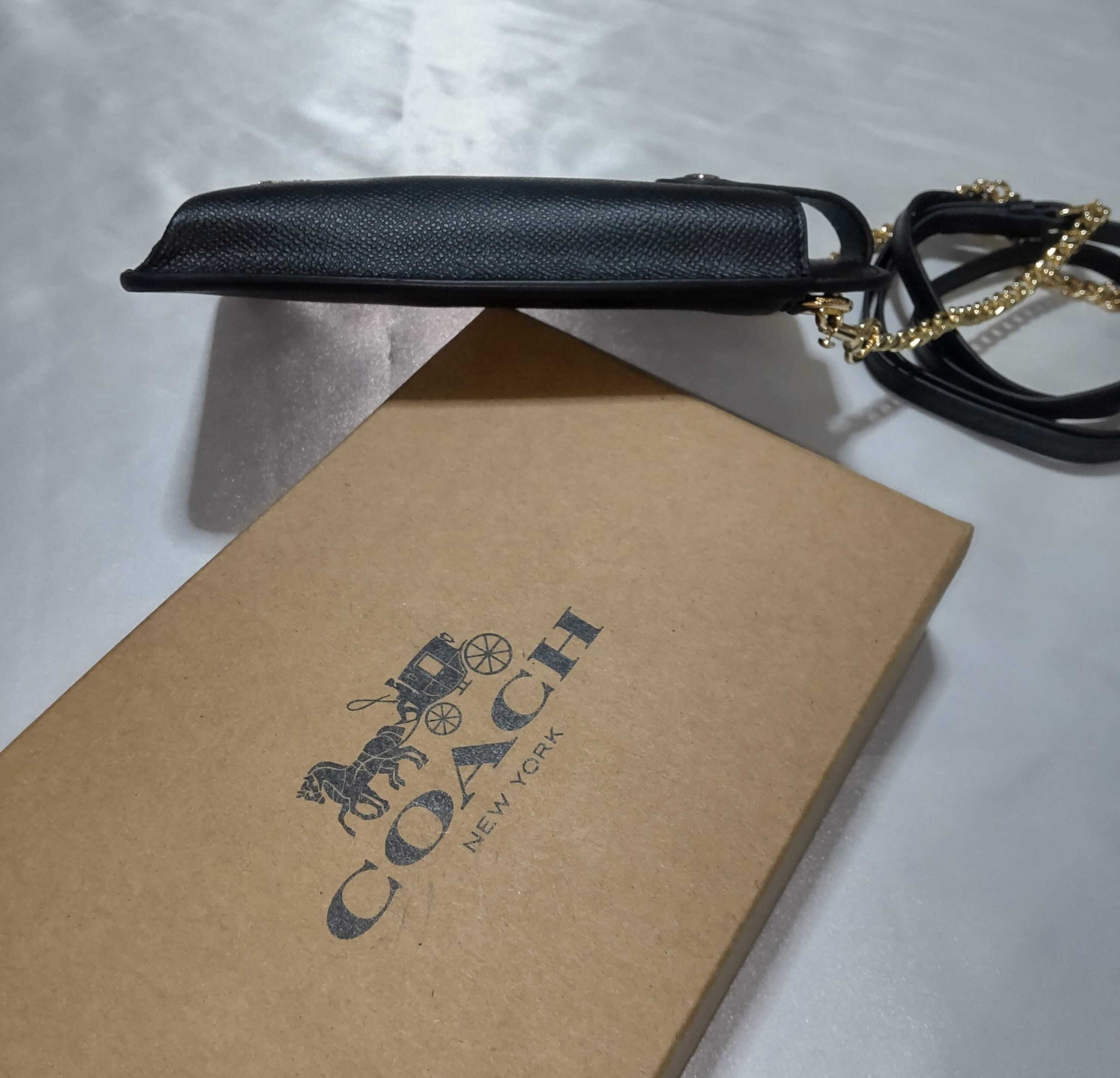 人気！COACH ブラック スマホショルダーバッグ コーチ COACH スマホショルダー （ブラック） -アウトレット通販