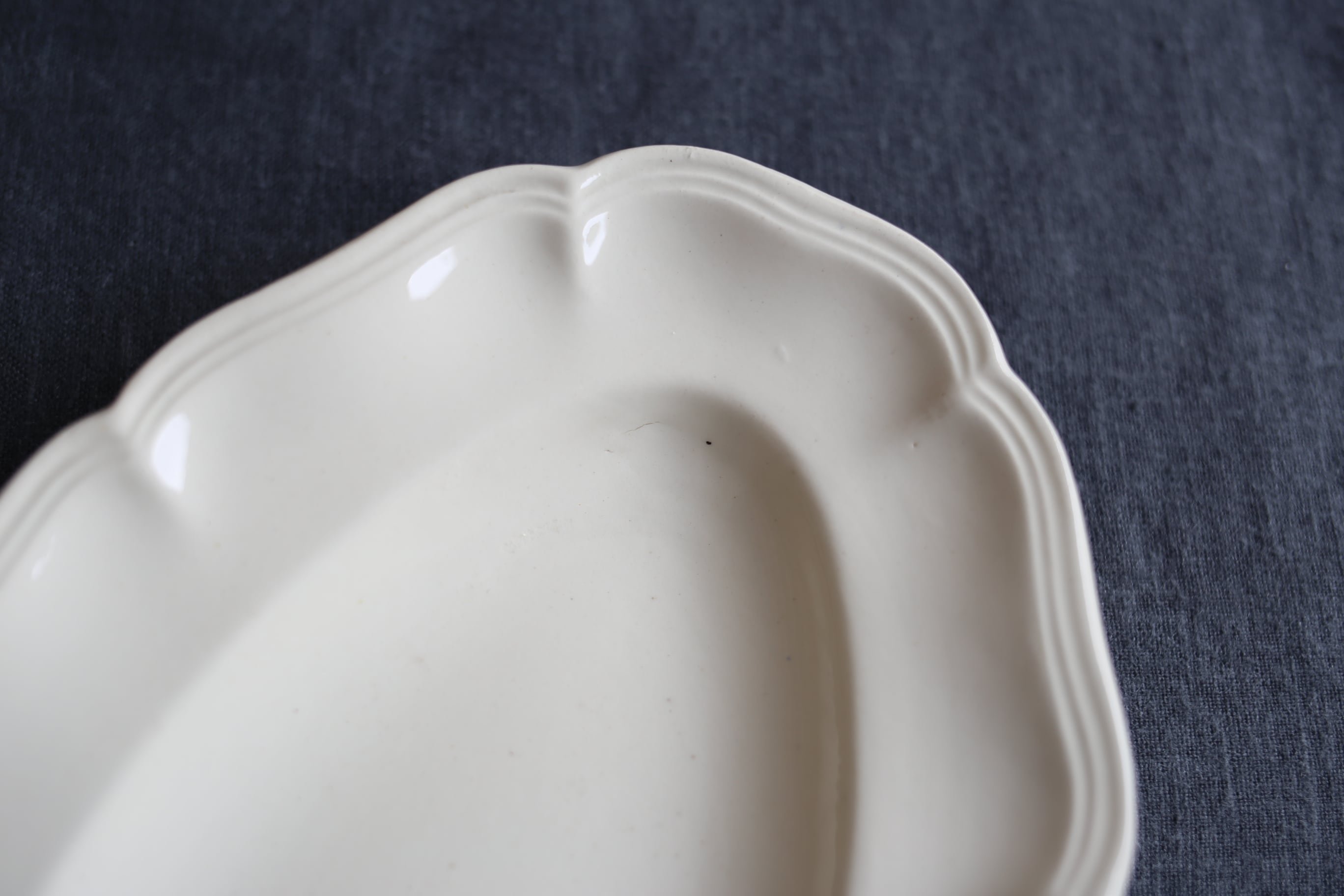 フランス アンティーク ヴィンテージ Sarreguemines サルグミンヌ 花