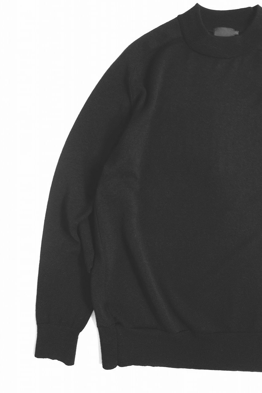 Worsted Merino Mock Neck P/O