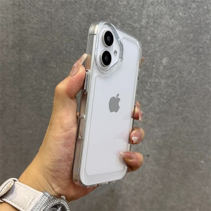 iPhone17~7Plus対応】シンプルなのに高見えします◎耐衝撃クリアケース