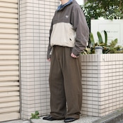 PRONTI textured twill design rayon blend wide slacks