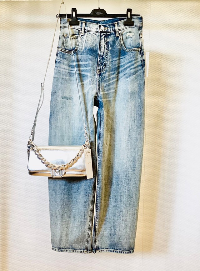 ビンテージ風バレルデニム