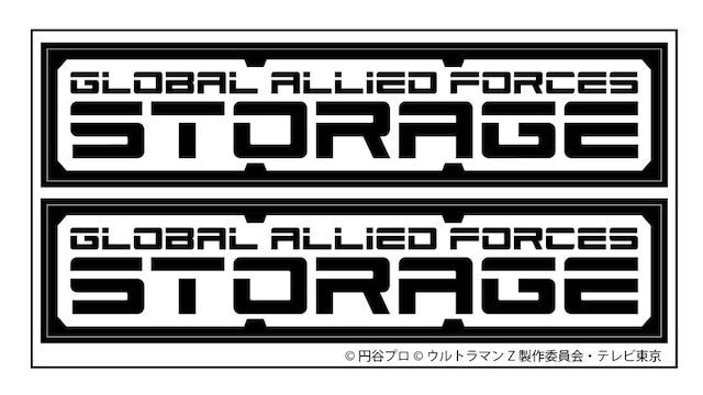 ウルトラマンＺ GG3耐ステッカー ストレイジ 2枚セット  / グルーヴガレージ