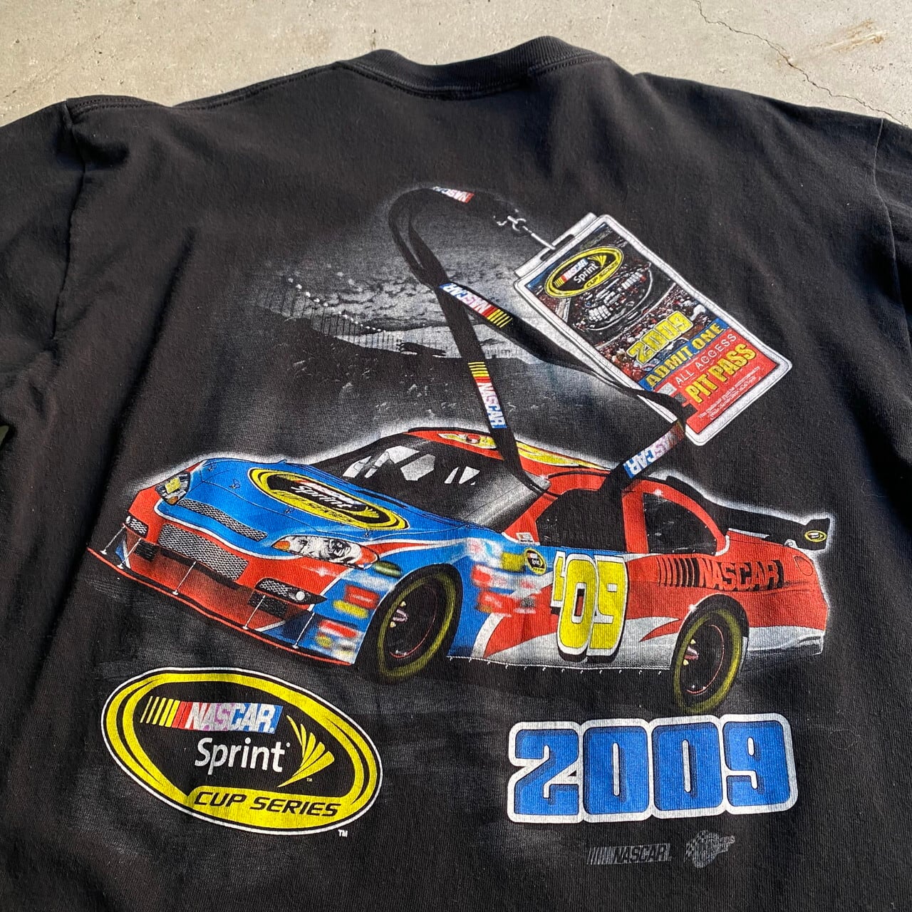00s レーシング　激レア　Tシャツ　アートレトロ　NSACAR ナスカー レア USA製 m&m's ナスカー2000 レーシングチーム 半袖Tシャツ