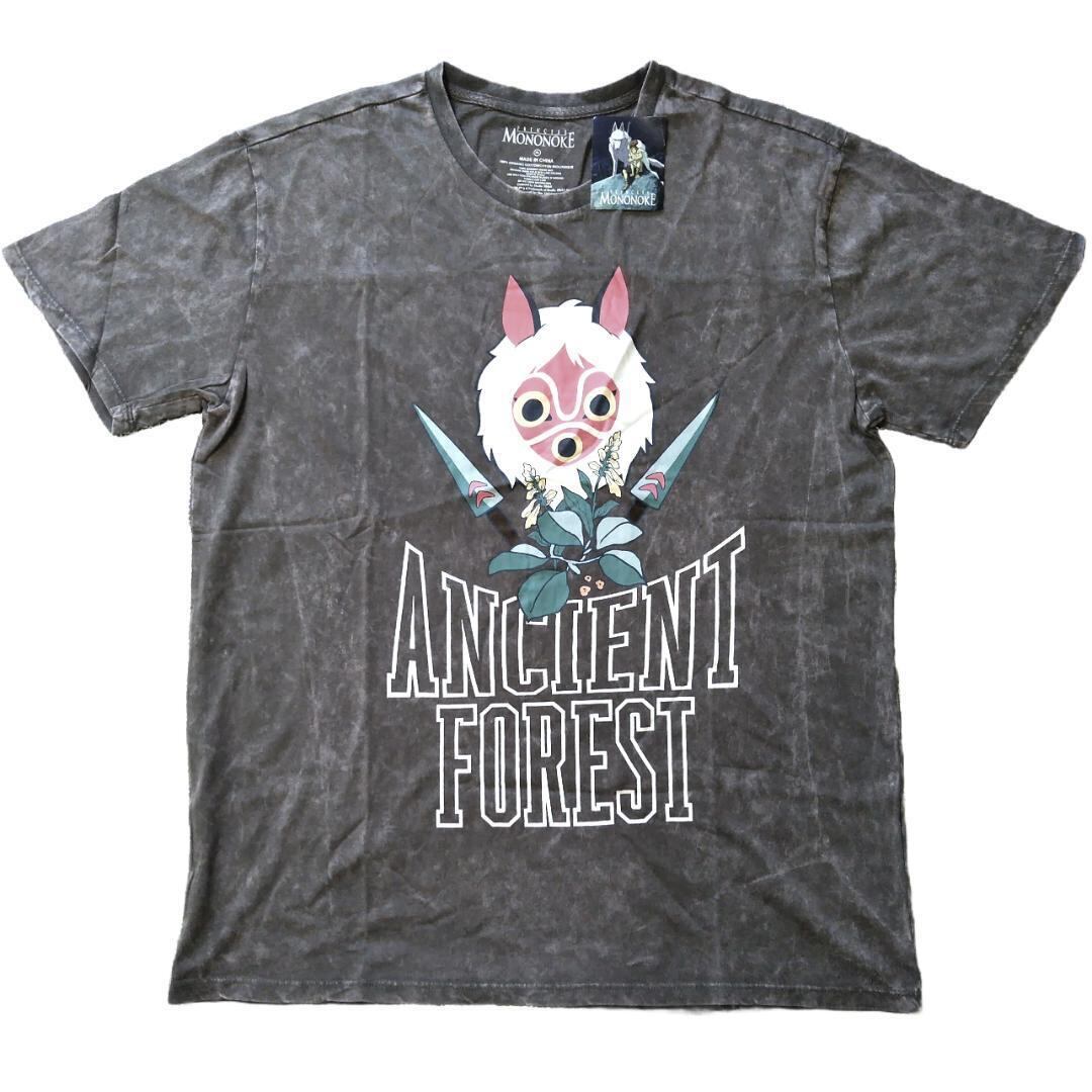 もののけ姫 Tシャツ XL グレー ジブリ 映画T ムービーT アニメT