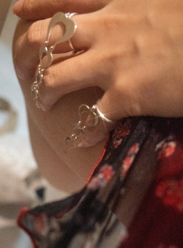 藤の花リングM silver925  wisteria flowers ring #LJ21033R