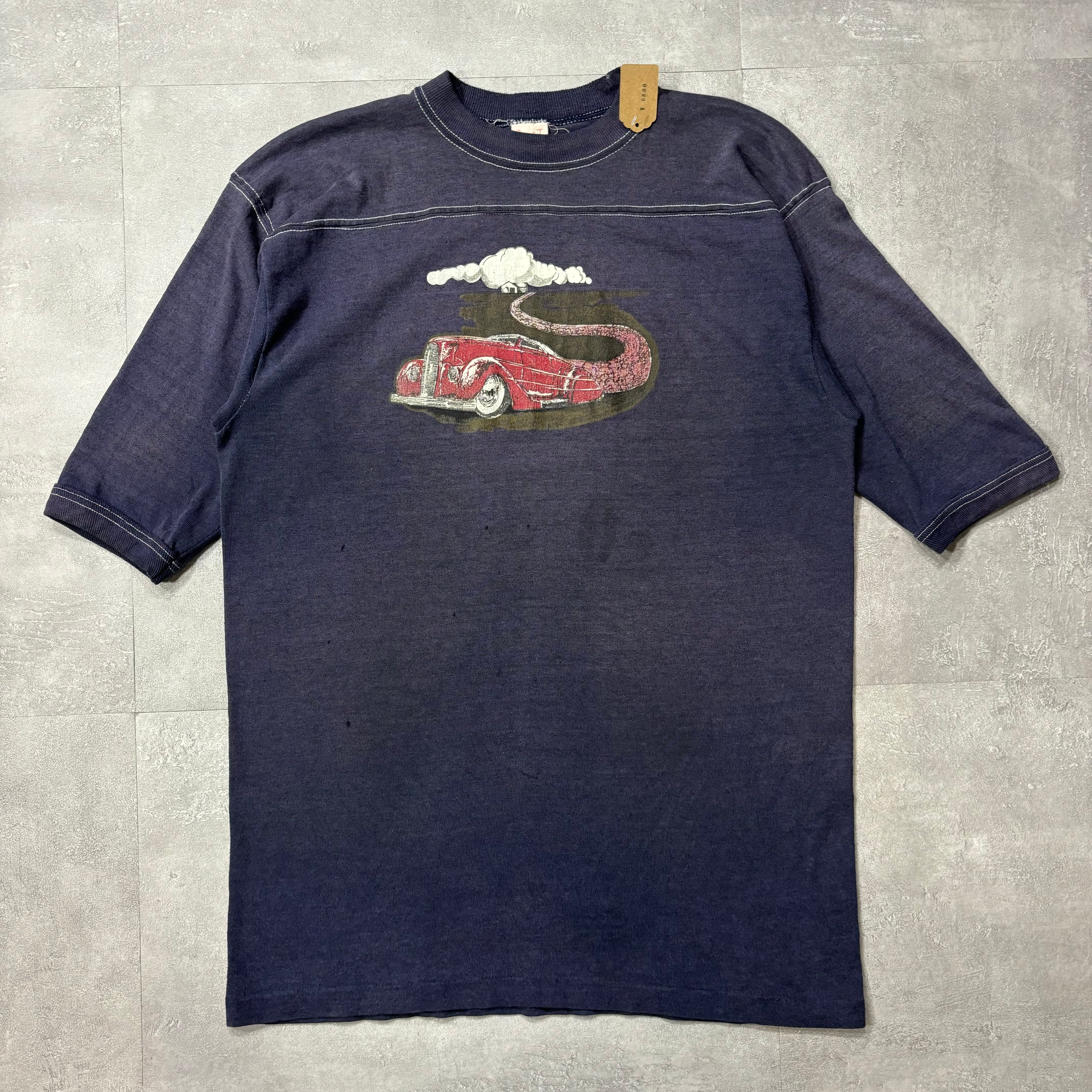 《L》stedman vintage 70's usa製 フットボールTシャツ no.3785