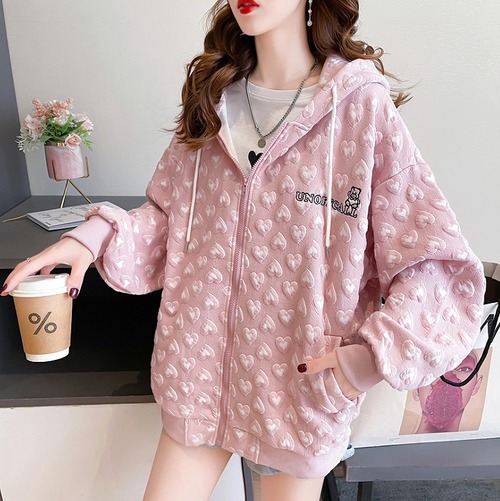 【秋冬新作】ファッショントップス♪ホワイト/グレー/ピンク3色展開◆#sebotv-2k50547