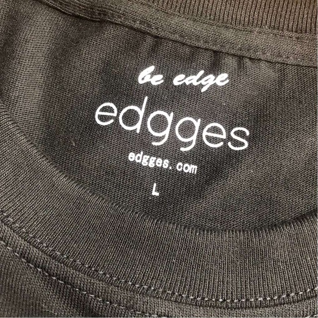 edgges FONTLOGO L/S TEE (BLACK)