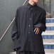 USA VINTAGE BLACK COLOR DESIGN OVER SHIRT/アメリカ古着ブラックカラーデザインオーバーシャツ
