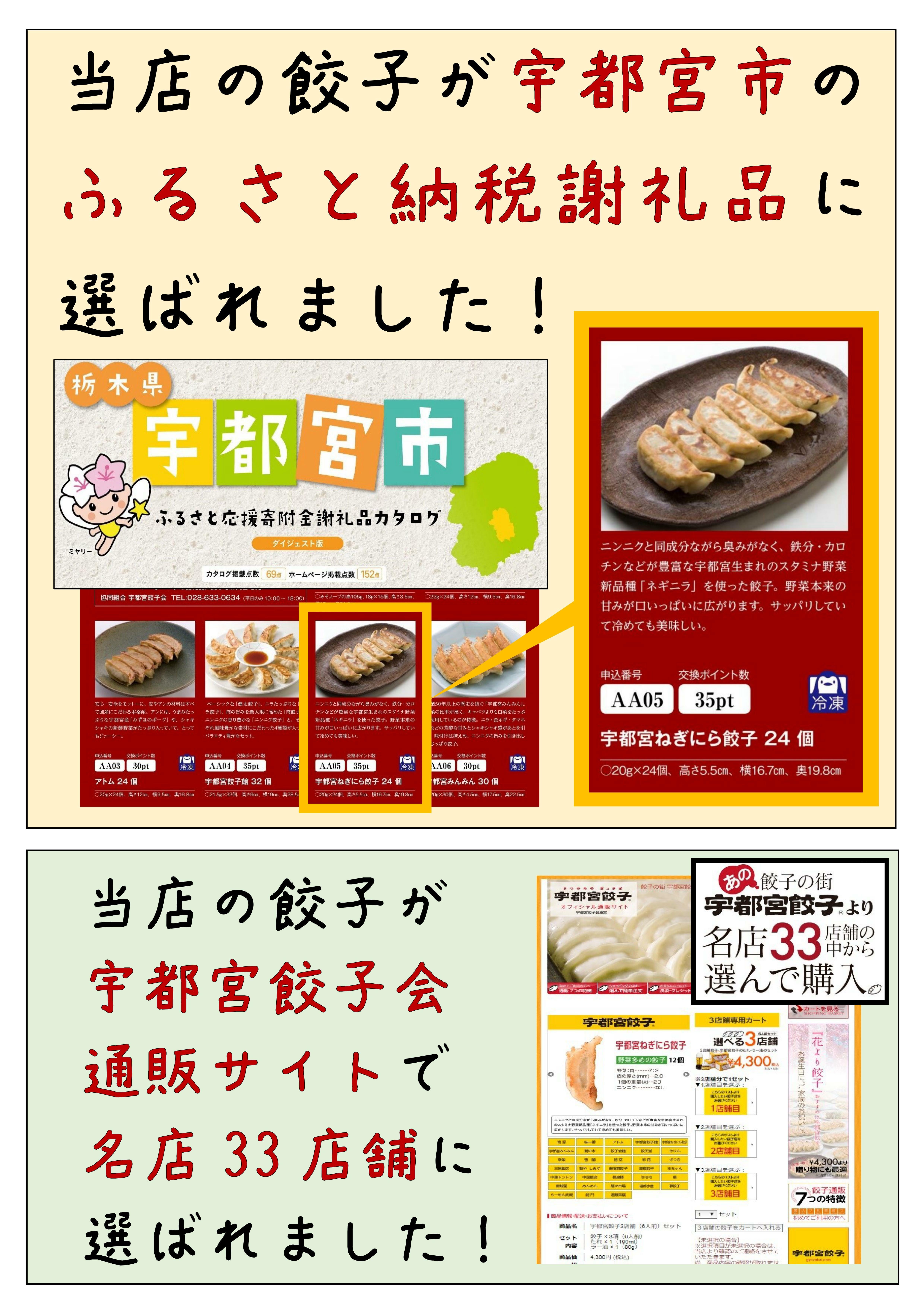 20人前 100個】定番餃子（にんにくなし） 冷凍 ※送料無料 | Utsunomiya