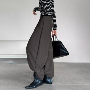 tuck wide pants 13887