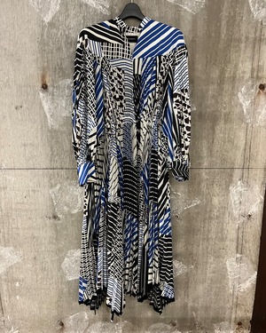 【STUMBLY】Printed Pleats Dress