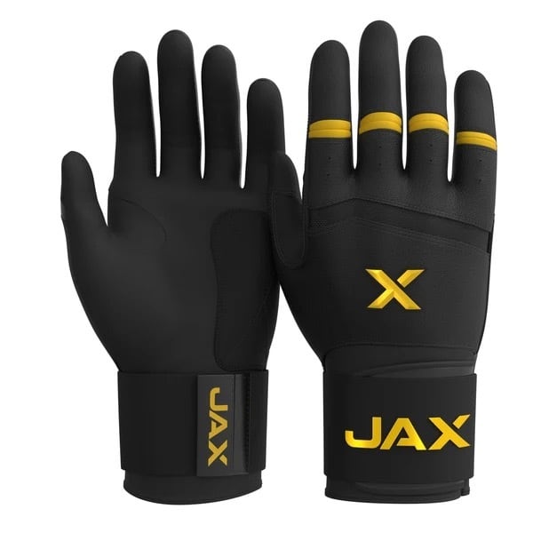 左打者用】Jax Strap Cuff 野球 バッティング グローブ ロングカフ Big