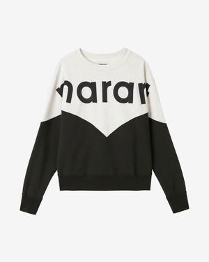 【 Isabel Marant 】HOUSTON バイカラー ロゴ スウェットシャツ