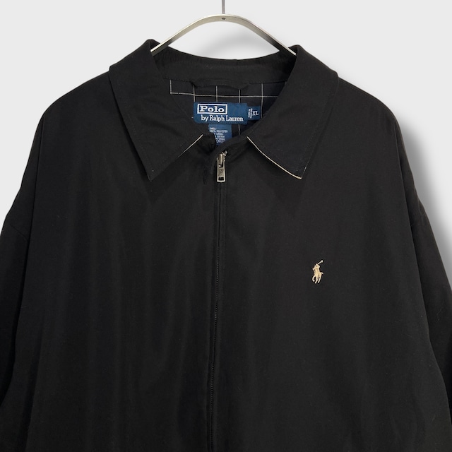 ラルフローレン　スウィングトップ　ハリントンジャケット　ブルゾン　ブラック　XL