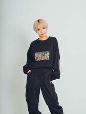 EURO PHOTO LONG SLEEVE T【SAXOPHONE】