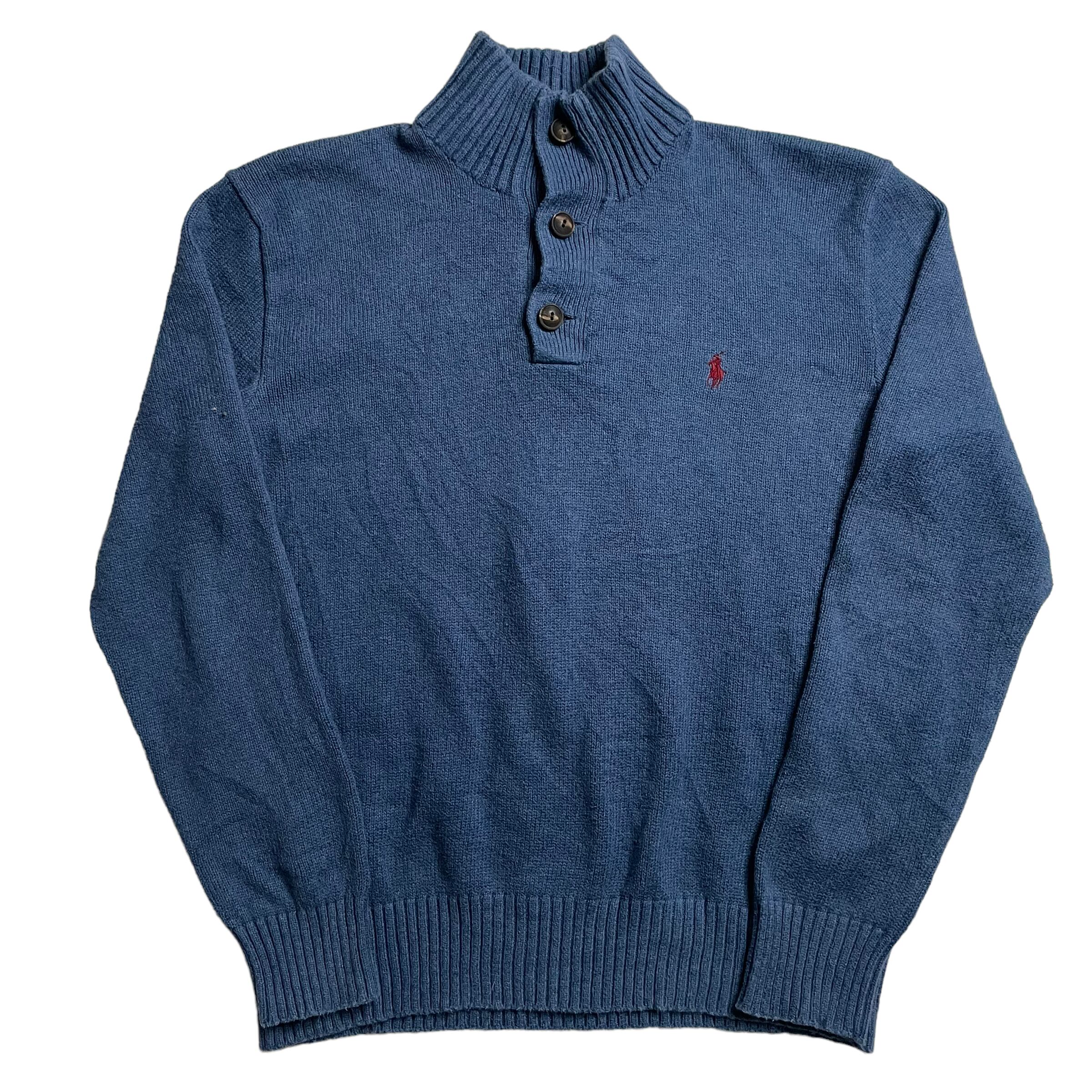 POLO by RALPH LAUREN ニット M 刺繍 ハーフボタン | 古着屋OLDGREEN POLO by RALPH LAUREN ニット M 刺繍 ハーフボタン | 古着屋OLDGREEN