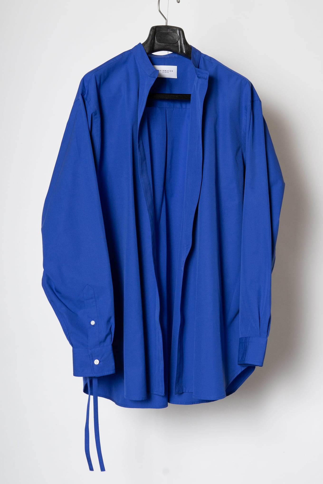 RAINMAKER】BAND COLLAR DOUGI SHIRT_BLUE | marfa store